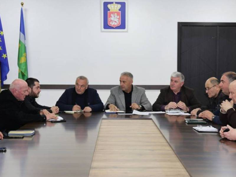 სამხარეო და ადგილობრივი ხელისუფლების ხელმძღვანელების მიერ  ინფრასტრუქტურული პროექტების განმახორციელებელი კომპანიების წარმომადგენლებთან  სამუშაო შეხვედრა გამართა